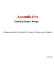 Country Survey Report: Kenya