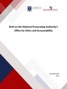 Brief on the National Prosecuting Authority’s Office for Ethics and Accountability | by  Lukas Muntingh (2025)