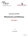 NPA Issue Paper 3: Effectiveness and Efficiency | by Jean Redpath