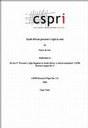 South African Prisoner's Right to Vote: Addendum to "Prisoners' Rights Litigation in South Africa since 1994: a Critical Evaluation" (Research Paper 3A)