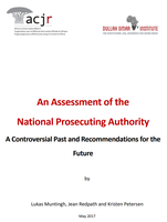 An Assessment of the  National Prosecuting Authority  - A Controversial Past and Recommendations for the Future