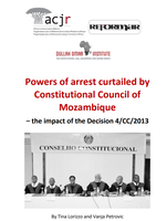 Powers of arrest curtailed by Constitutional Council of Mozambique – the impact of the 2013 decision