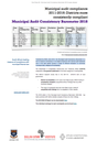 Mun Audit Consistency Barometer 2018 FactSheet #9  - MACB-4 COGTA classes