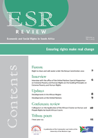 ESR Review Volume 14, No. 1, 2013