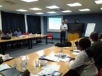 Jaap de Visser addresses Kenyan government officials on Integrated Development Planning