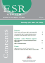 Latest ESR Review now available! Latest ESR Review now available!
