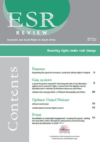 ESR Review, Volume 15 No. 2 2014