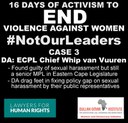 Democratic Alliance fails to develop a sexual harassment policy for their public representatives Democratic Alliance fails to develop a sexual harassment policy for their public representatives