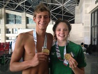 The South African swimming team bring home a total of 23 medals from the 2015 Commonwealth Youth Games