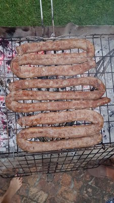 Checkers Championship Boerewors cooked on the braai